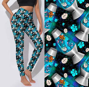 Active Leggings - Lava Lamps